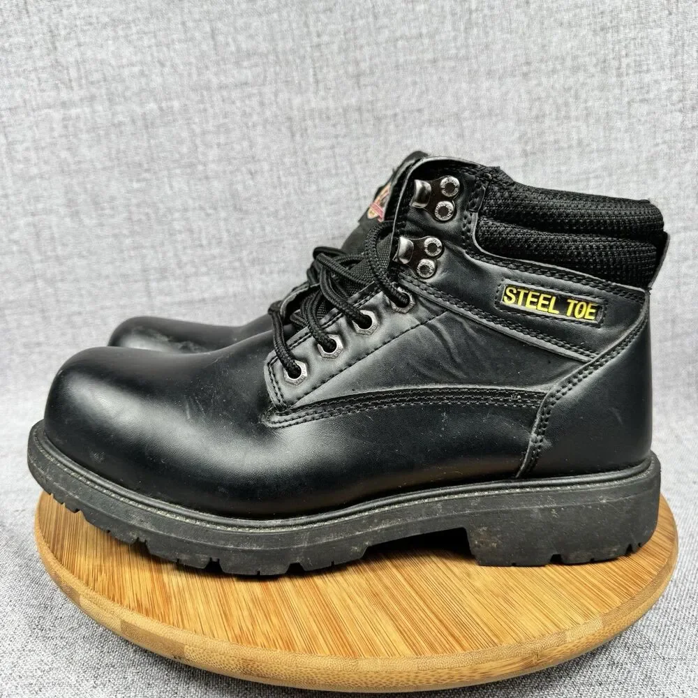 Brahma Boots Men's 9.5 W Gus Steel Toe Leather Work